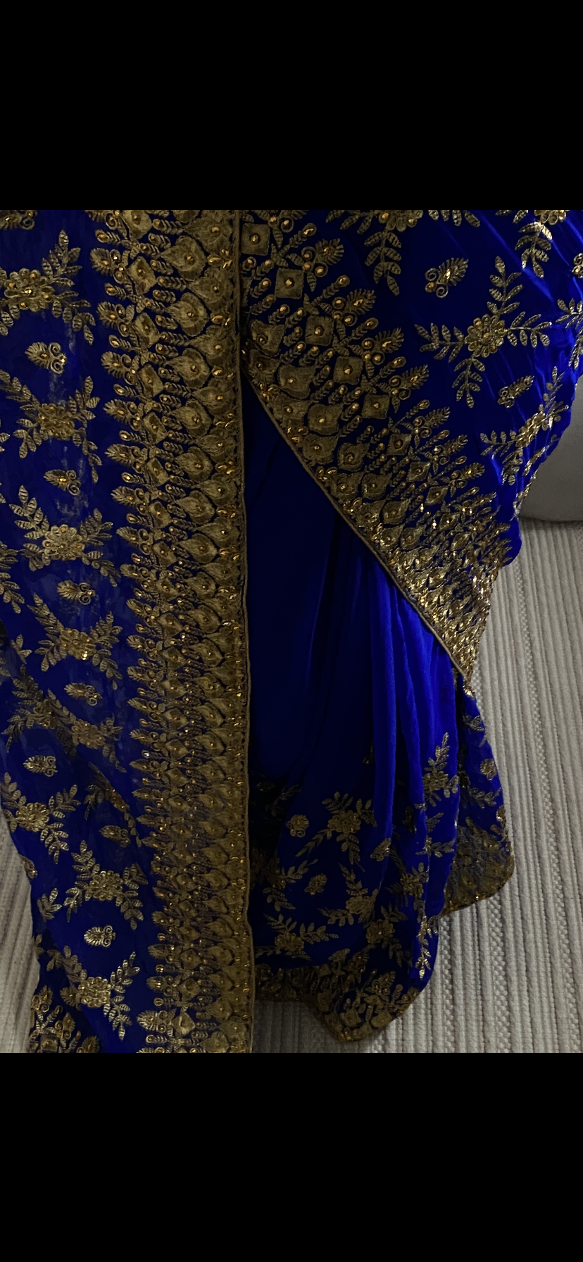 Saree Majda bleu