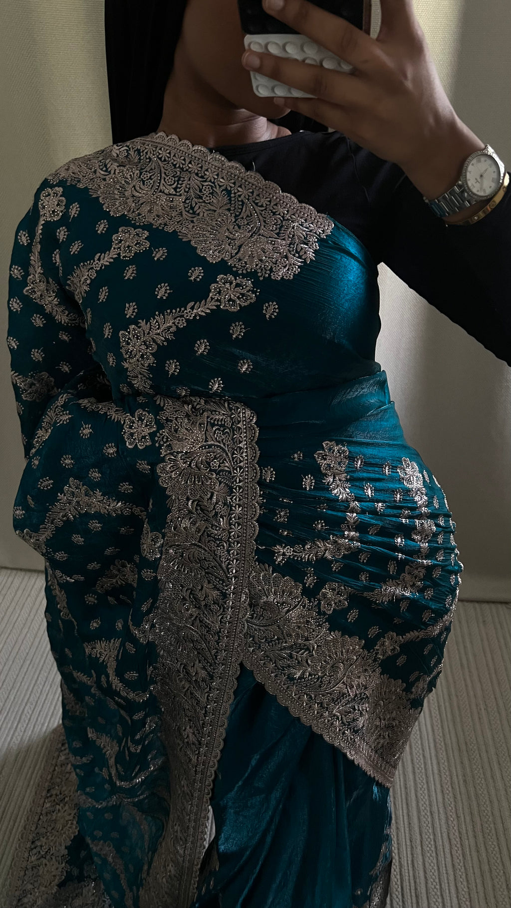 Saree Laya Bleu