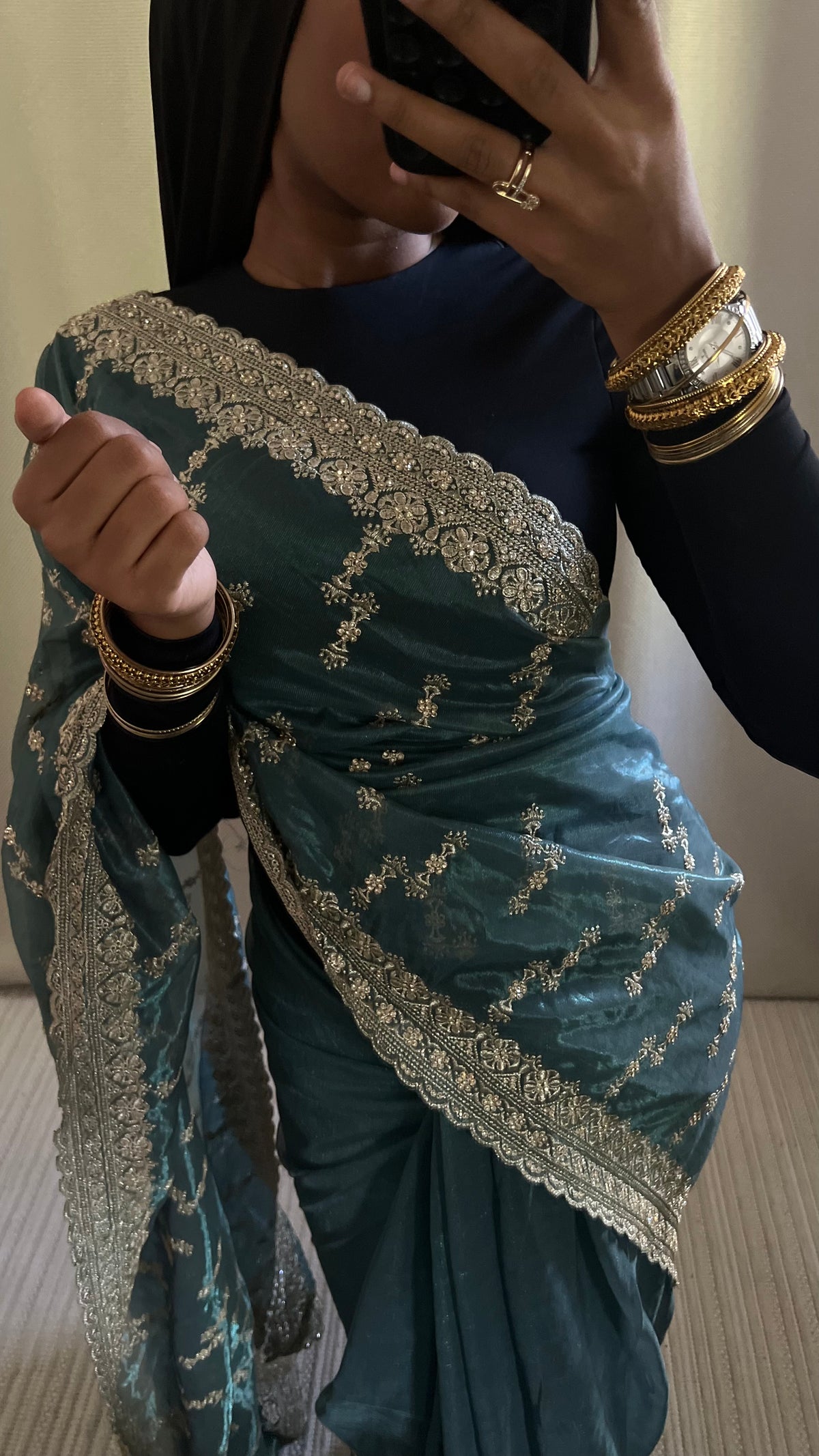 Saree Myah bleu