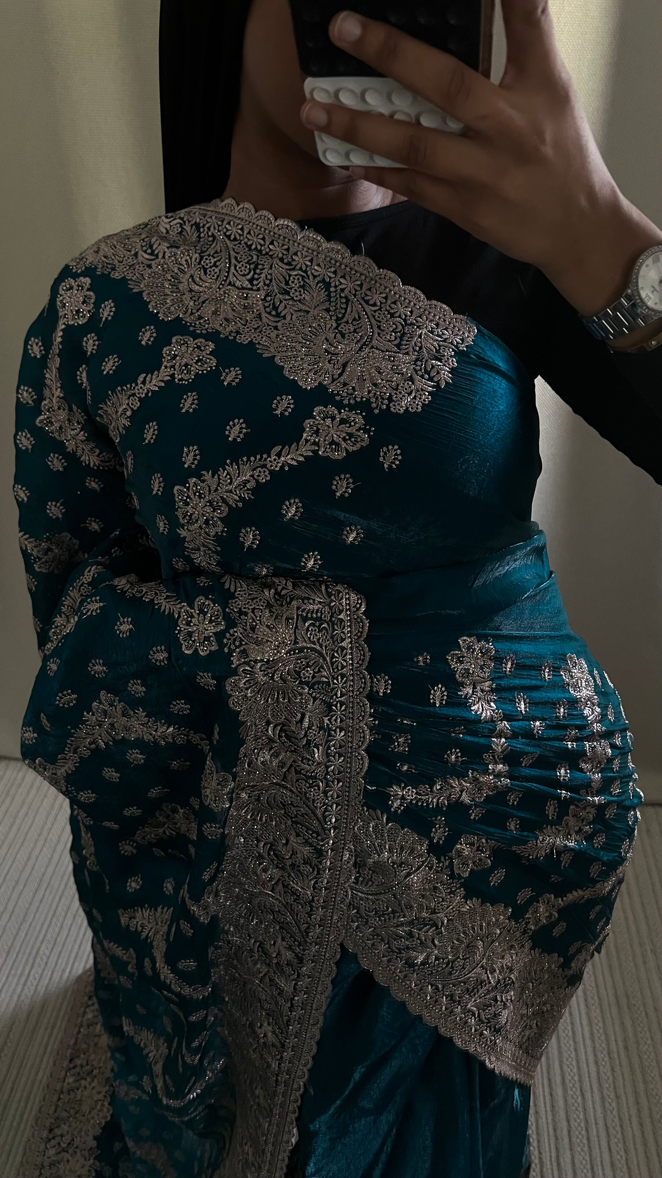 Saree Laya Bleu