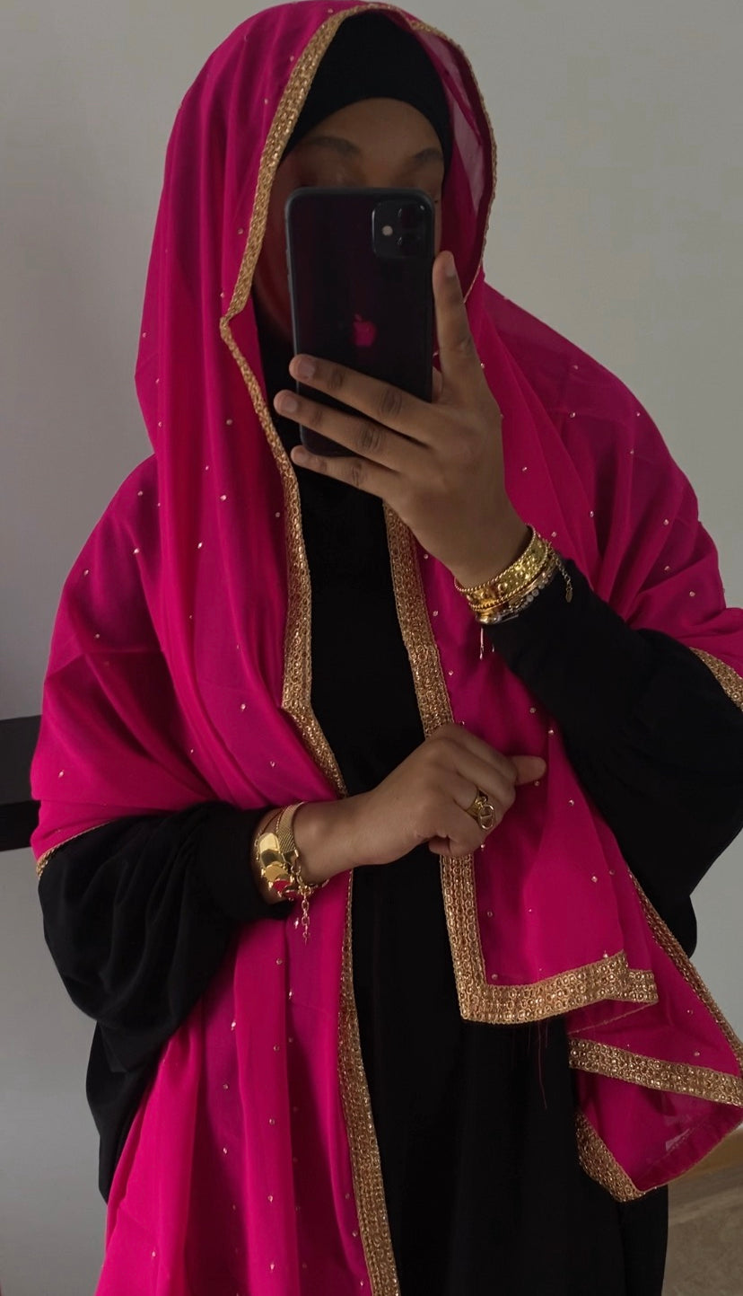 Pink Dupatta