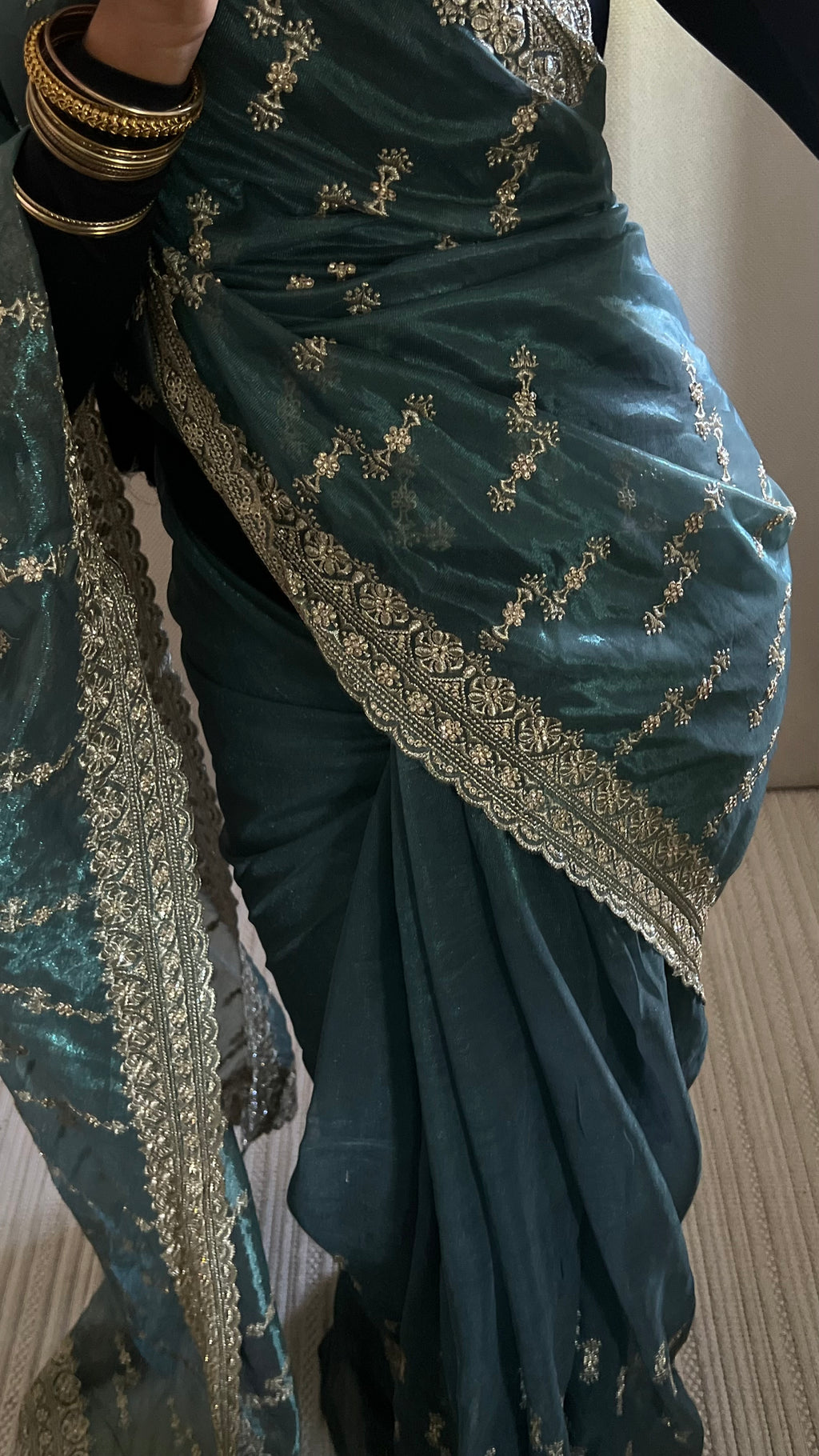 Saree Myah bleu