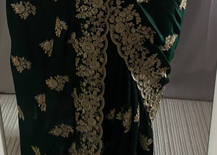 Saree Nour vert