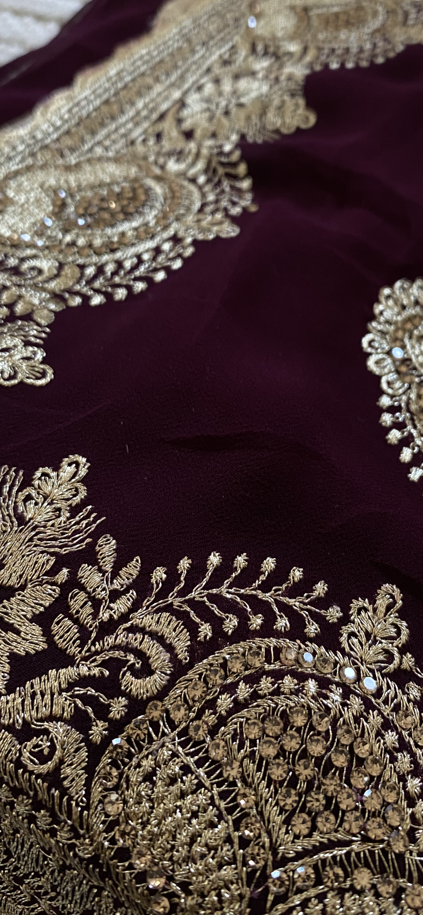 Saree Mayssa violet