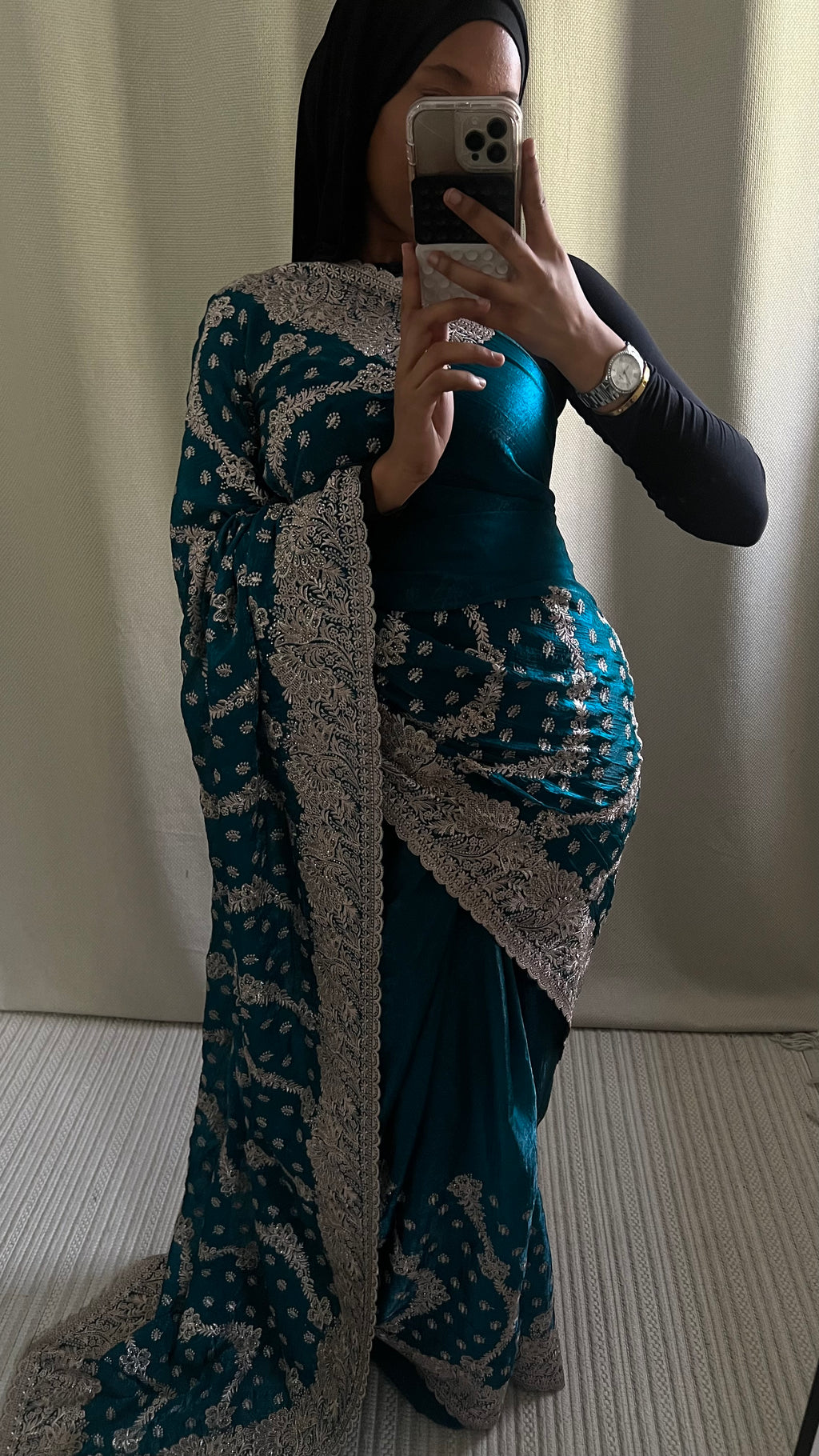 Saree Laya Bleu